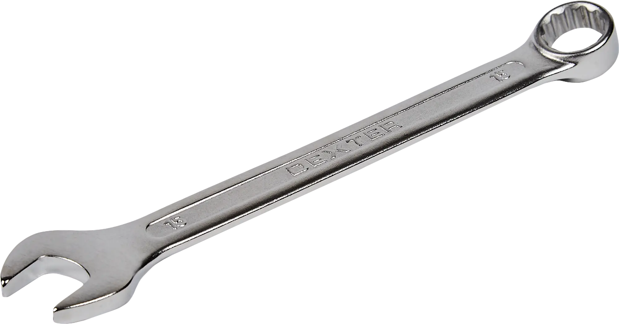 Ключ комбинированный Dexter COMB.15 15 мм ключ цепной двусторонний dexter xmcw05 захват 127 мм длина 300 мм