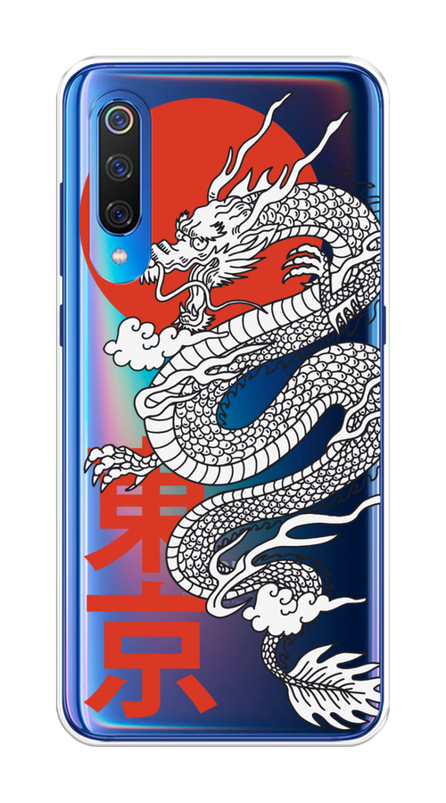 

Чехол на Xiaomi Mi 9 "Китайский дракон", Черный;красный;белый, 34850-1