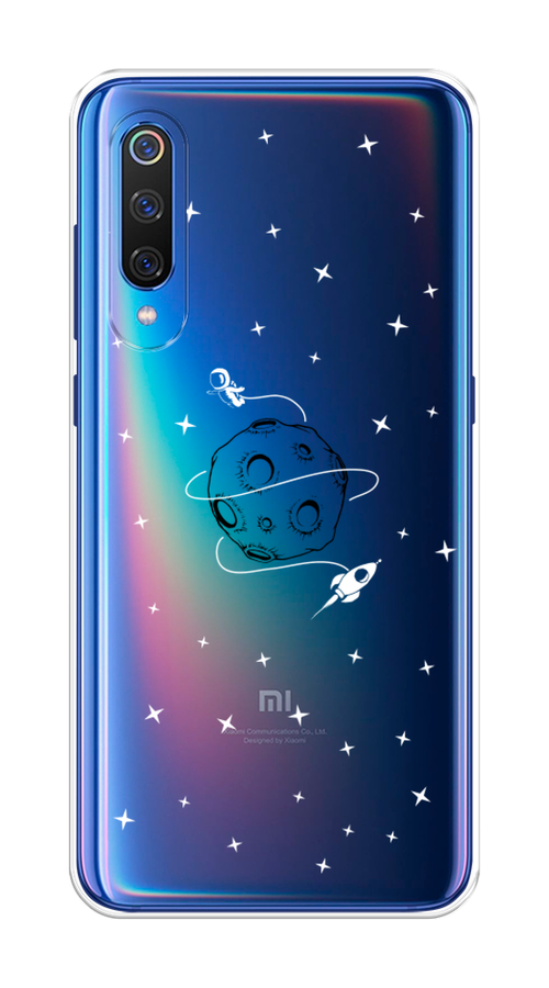 

Чехол на Xiaomi Mi 9 "Полет вокруг луны", Белый;серый;черный, 34850-2