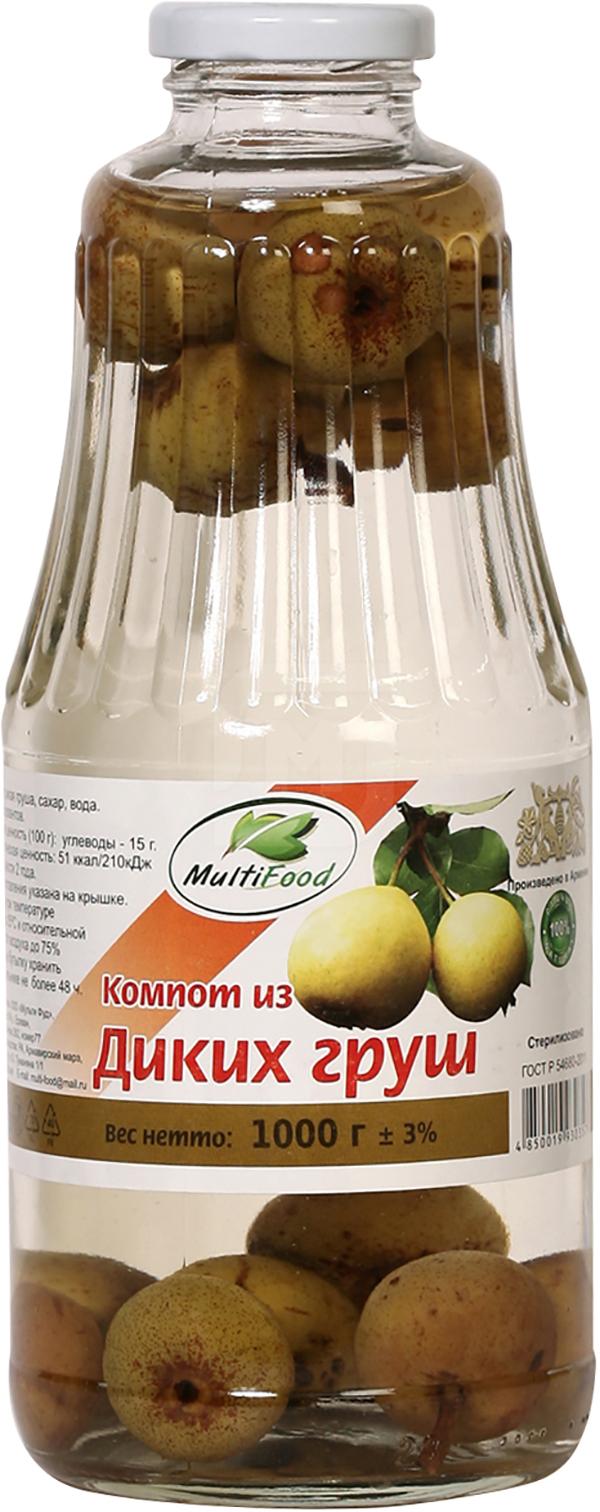 

Компот MultiFood из диких груш 1 л