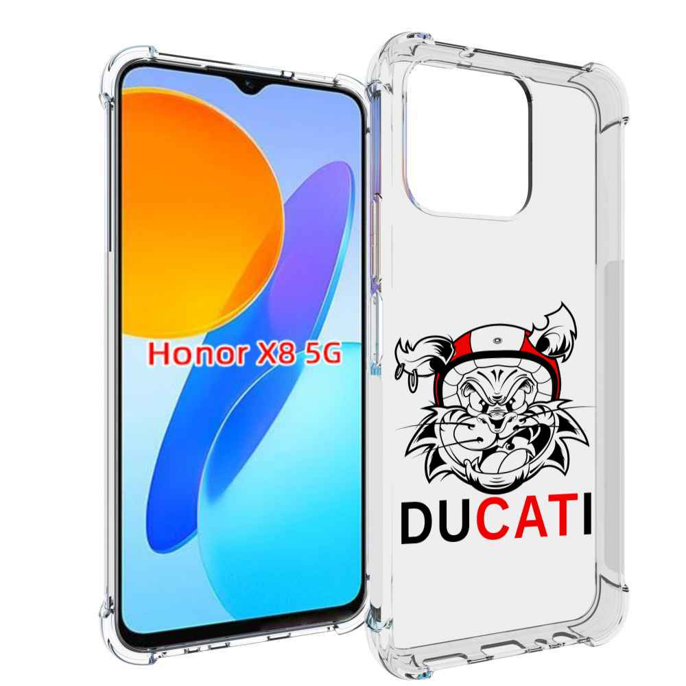 

Чехол MyPads дукати для Honor X8 5G, Прозрачный, Tocco