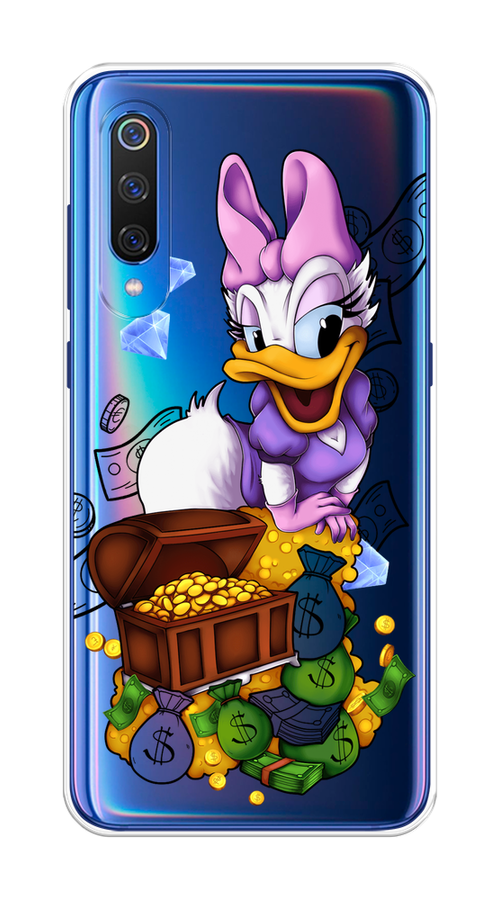 

Чехол на Xiaomi Mi 9 "Rich Daisy Duck", Коричневый;белый;фиолетовый, 34850-6