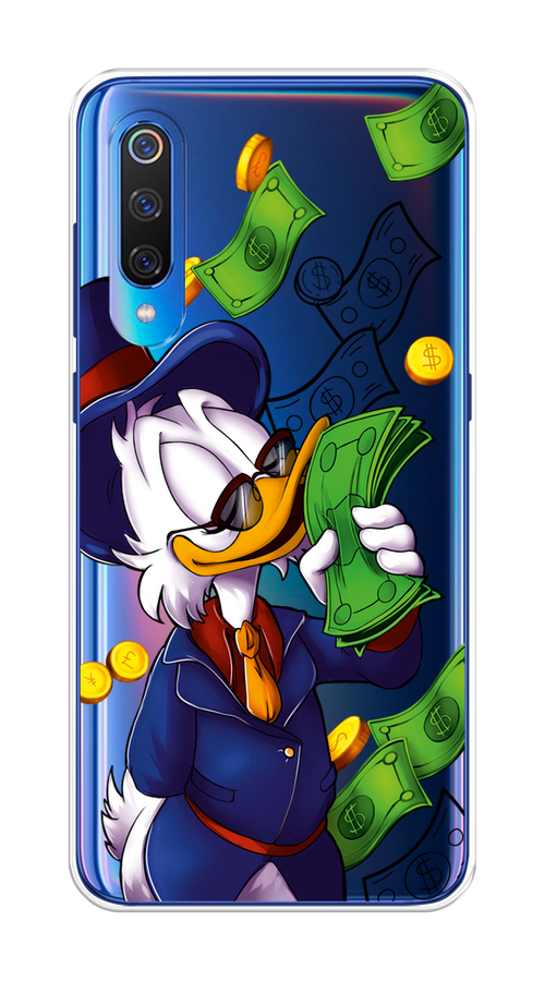 

Чехол на Xiaomi Mi 9 "Scrooge McDuck with Money", Синий;зеленый;белый, 34850-6