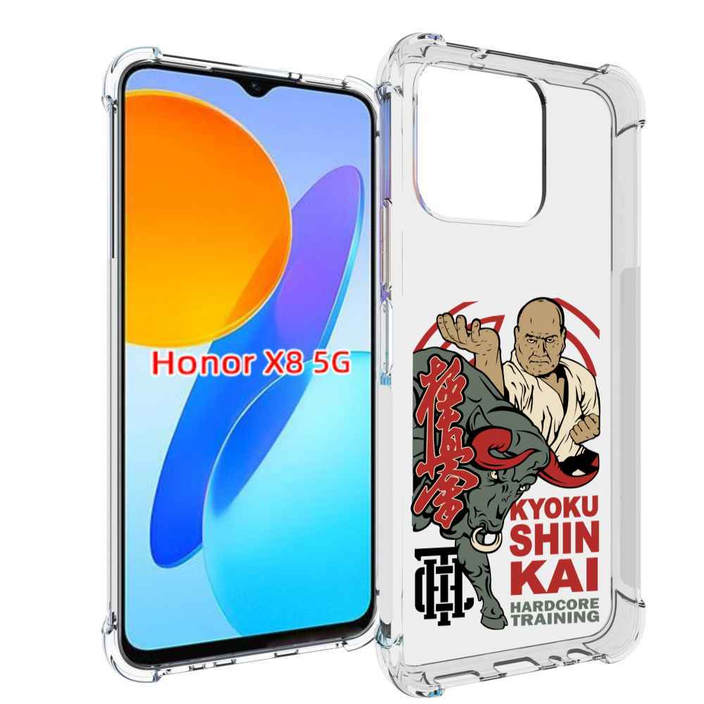 

Чехол MyPads единоборства рисунок для Honor X8 5G, Прозрачный, Tocco