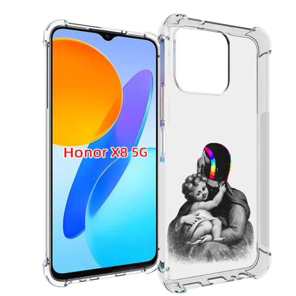 

Чехол MyPads защитник в шлеме для Honor X8 5G, Прозрачный, Tocco