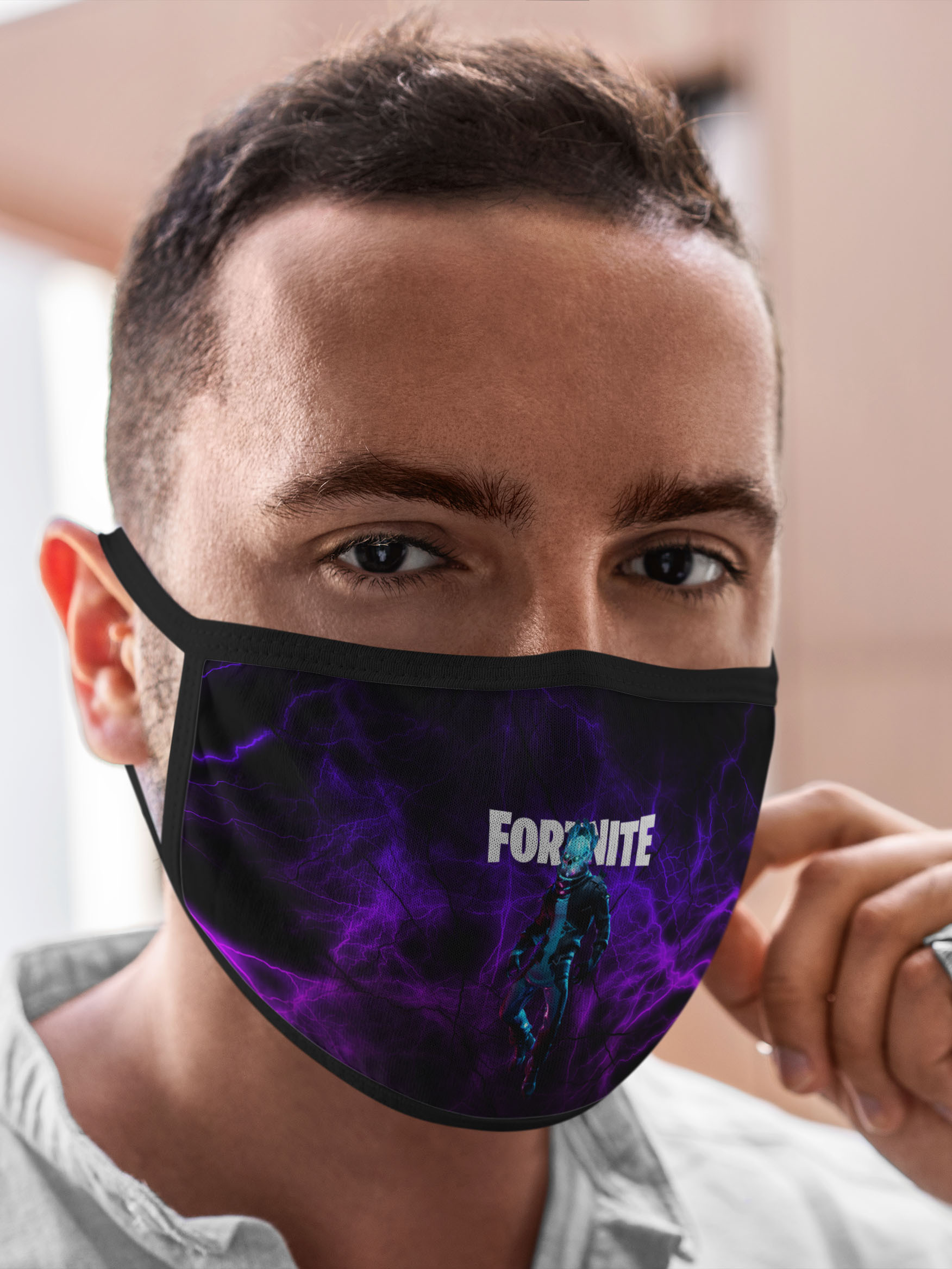 

Многоразовая маска унисекс Burnettie Fortnite, Разноцветный, Fortnite