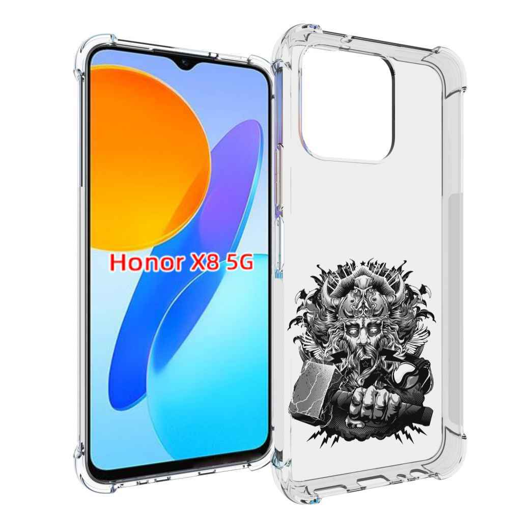 

Чехол MyPads злой тор для Honor X8 5G, Прозрачный, Tocco