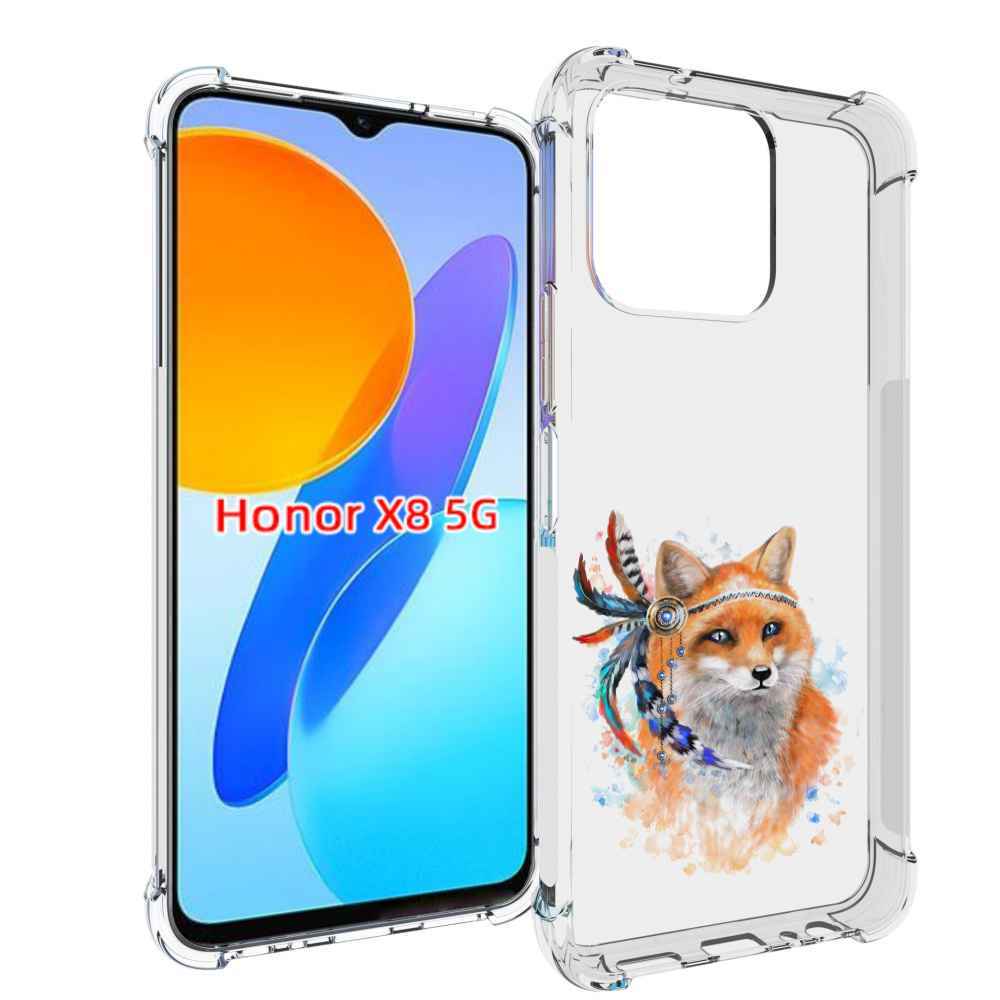 

Чехол MyPads инду лиса для Honor X8 5G, Прозрачный, Tocco