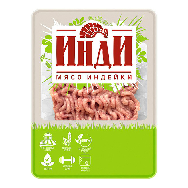 

Фарш Инди Аппетитный из мяса индейки охлажденный 500 г