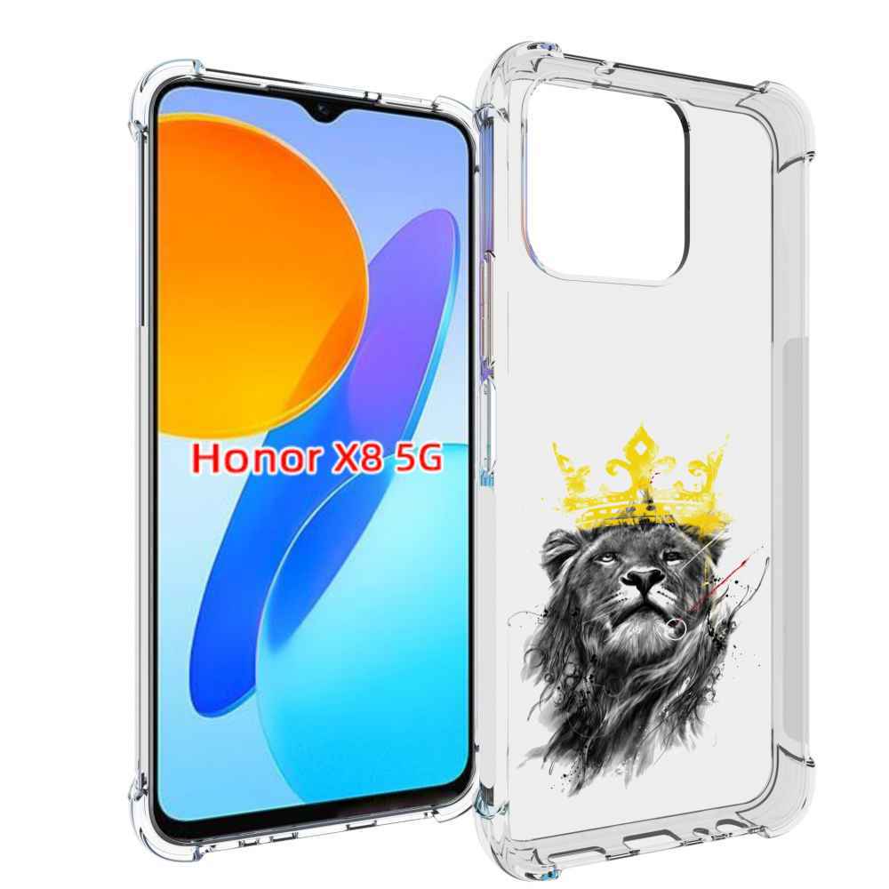 

Чехол MyPads король-лев для Honor X8 5G, Прозрачный, Tocco