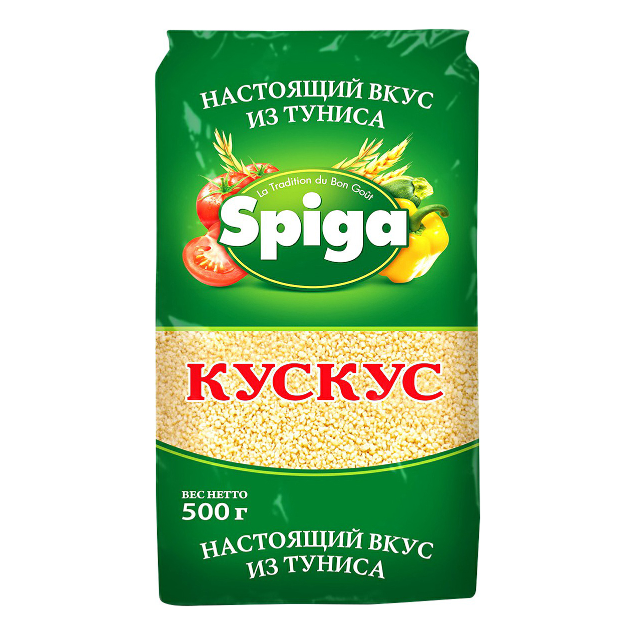 Кускус Spiga желтый цельный 500 г