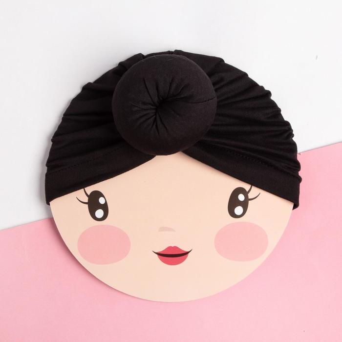 

Шапочка Крошка Я Восток цв. чёрный, р-р 48, Черный, Восток