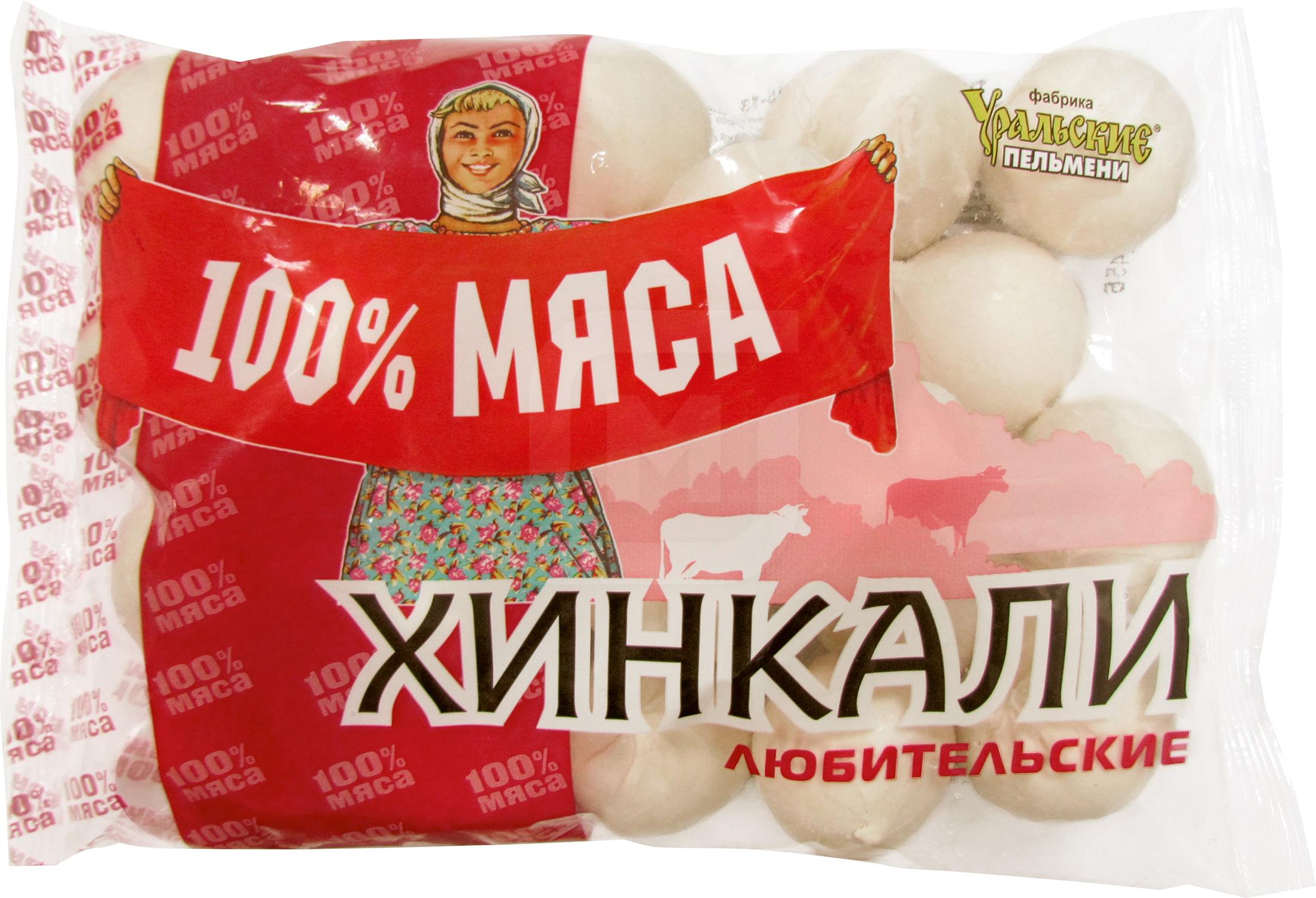 

Хинкали Уральские пельмени Любительские с говядиной 900 г