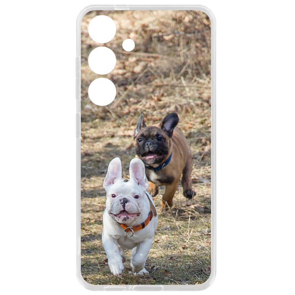 

Чехол-накладка Krutoff Clear Case Догонялки для Samsung Galaxy S24+, Прозрачный