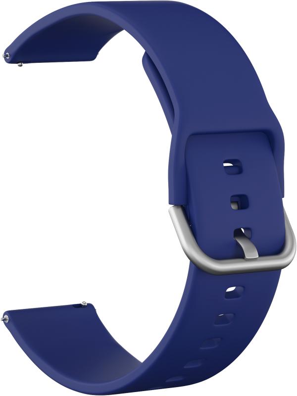 

Ремешок силиконовый GSMIN Sport Line 20 для Fitbit Versa (Темно-синий)