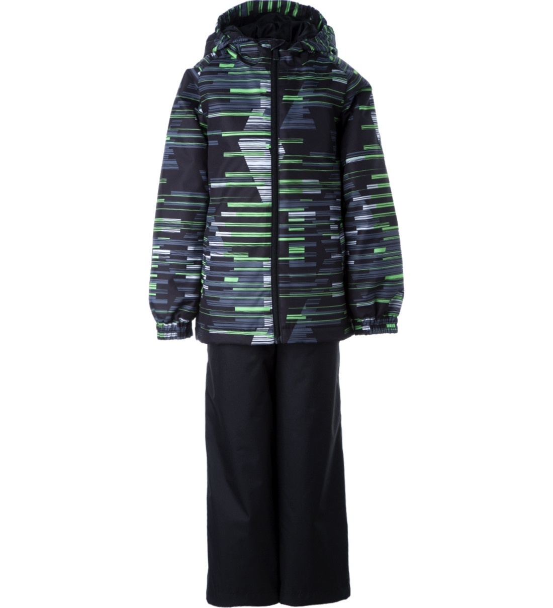 Комплект верхней одежды детский Huppa REX, салатовый, черный, 152