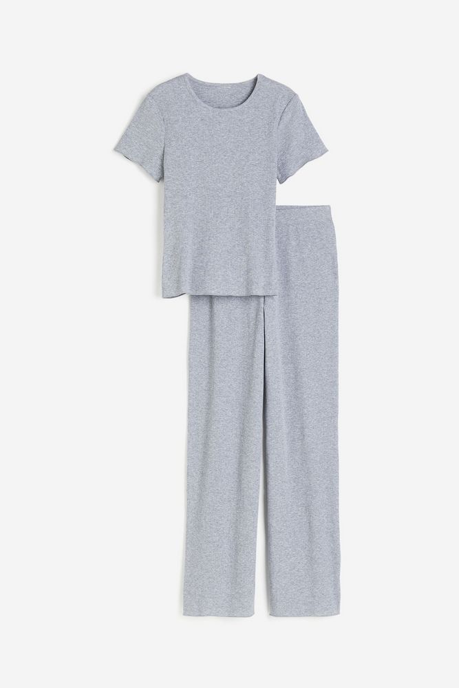 

Пижама женская H&M 1150109 серая XL, Серый, 1150109