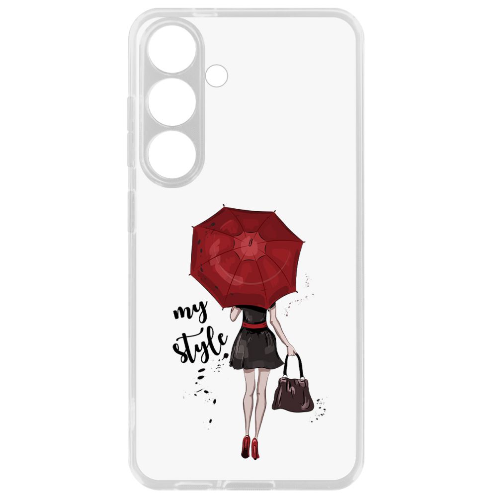 

Чехол-накладка Krutoff Clear Case Мой стиль для Samsung Galaxy S24+, Прозрачный