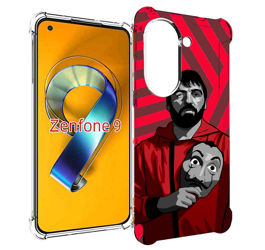 Чехол MyPads Богата-Бумажный-дом для Asus Zenfone 9 (AI2202)