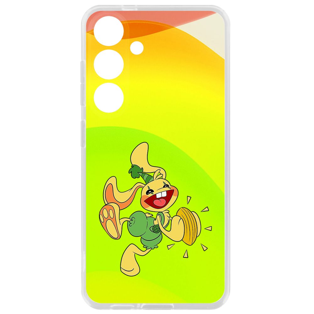 

Чехол-накладка Krutoff Clear Case Хаги Ваги - Крольчонок Бонзо для Samsung Galaxy S24+, Прозрачный