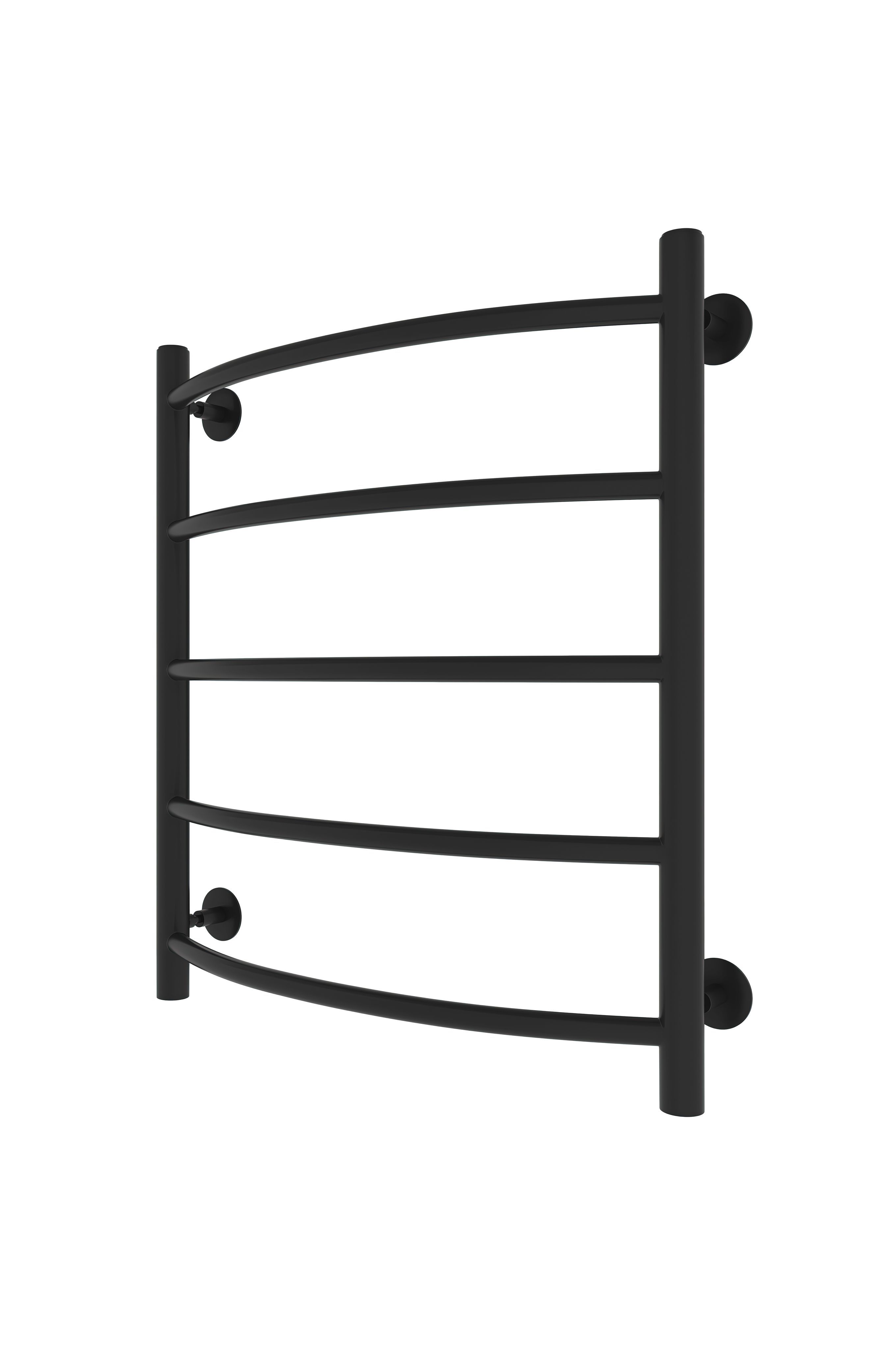 

Полотенцесушитель водяной Санприз 11006ЧМ Классик П5 500мм 600мм черный матовый