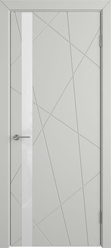 

ВФД дверь Flitta Cotton стекло White Gloss 700*2000