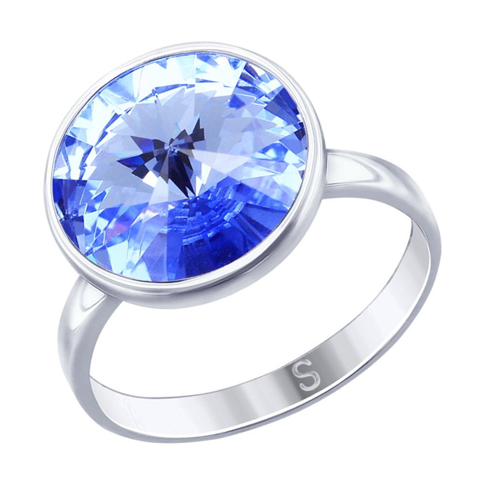 

Кольцо из серебра р. 17,5 SOKOLOV 94012606, кристалл ювелирный, 94012606