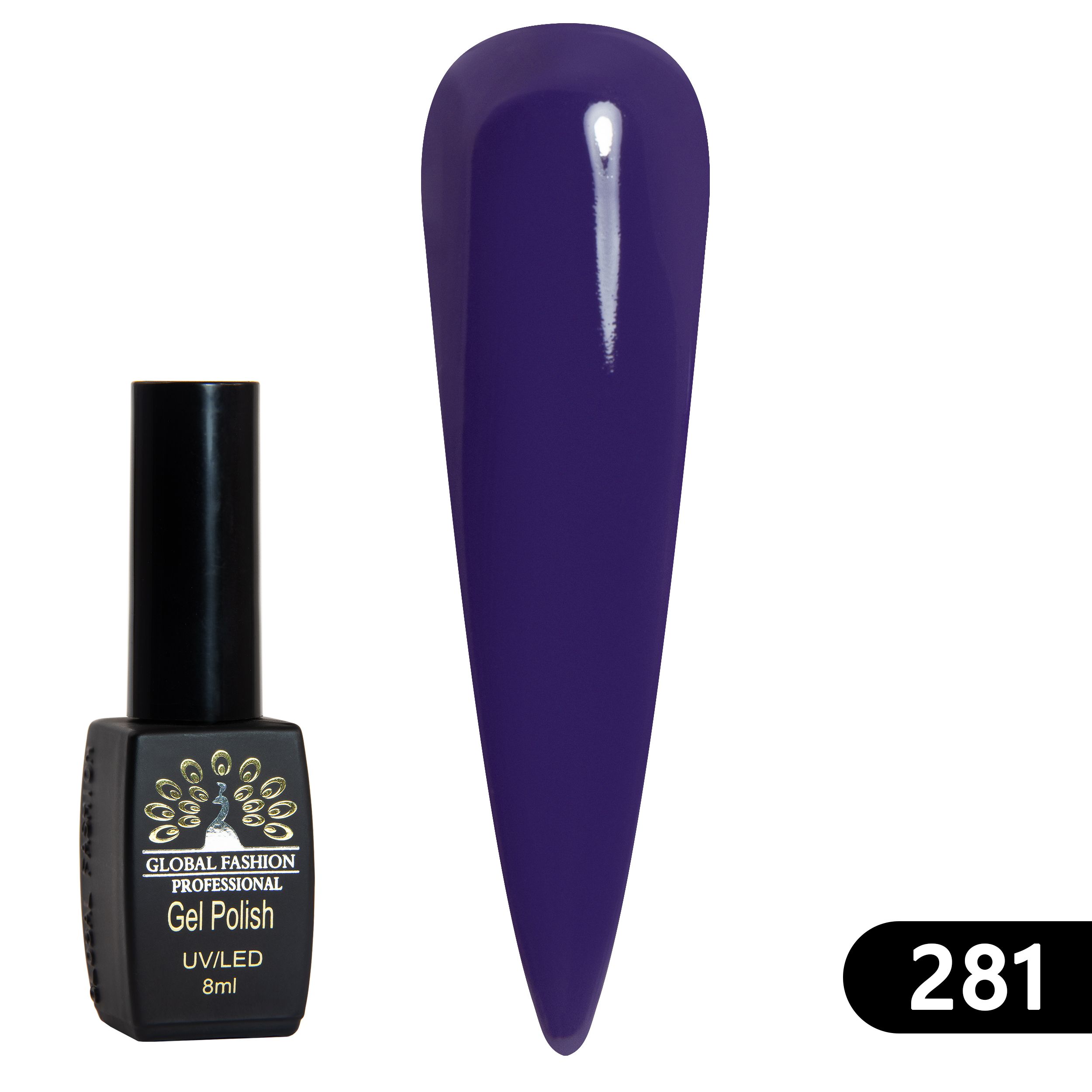 фото Гель-лак black elite 281 global fashion 8 мл
