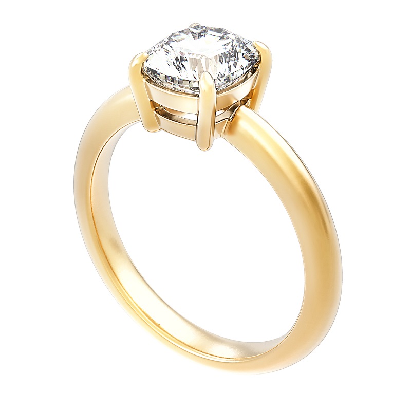

Кольцо из желтого золота с бриллиантом р.17 IQ Diamonds 318-R5W-RD109FYGVS1-MX, 318-R5W-RD109FYGVS1-MX