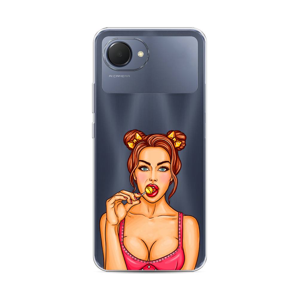 

Чехол Awog на Realme Narzo 50i Prime "Вкусный леденец"