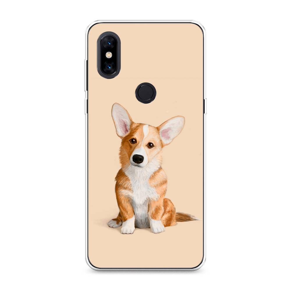 

Чехол на Xiaomi Mi Mix 3 "Грустный Корги", Коричневый;бежевый, 34950-1