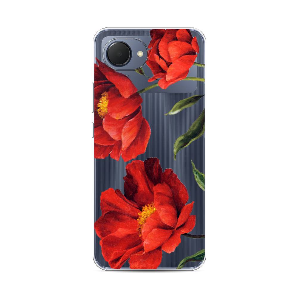 

Чехол Awog на Realme Narzo 50i Prime "Красные маки", 2510650-8