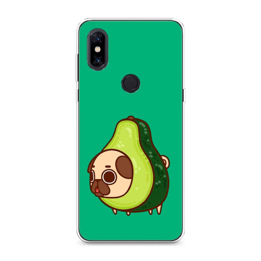

Чехол на Xiaomi Mi Mix 3 "Мопс авокадик", Зеленый, 34950-1