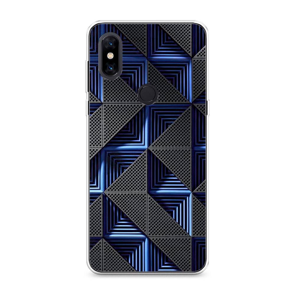 

Чехол на Xiaomi Mi Mix 3 "IBM", Серый;синий, 34950-3