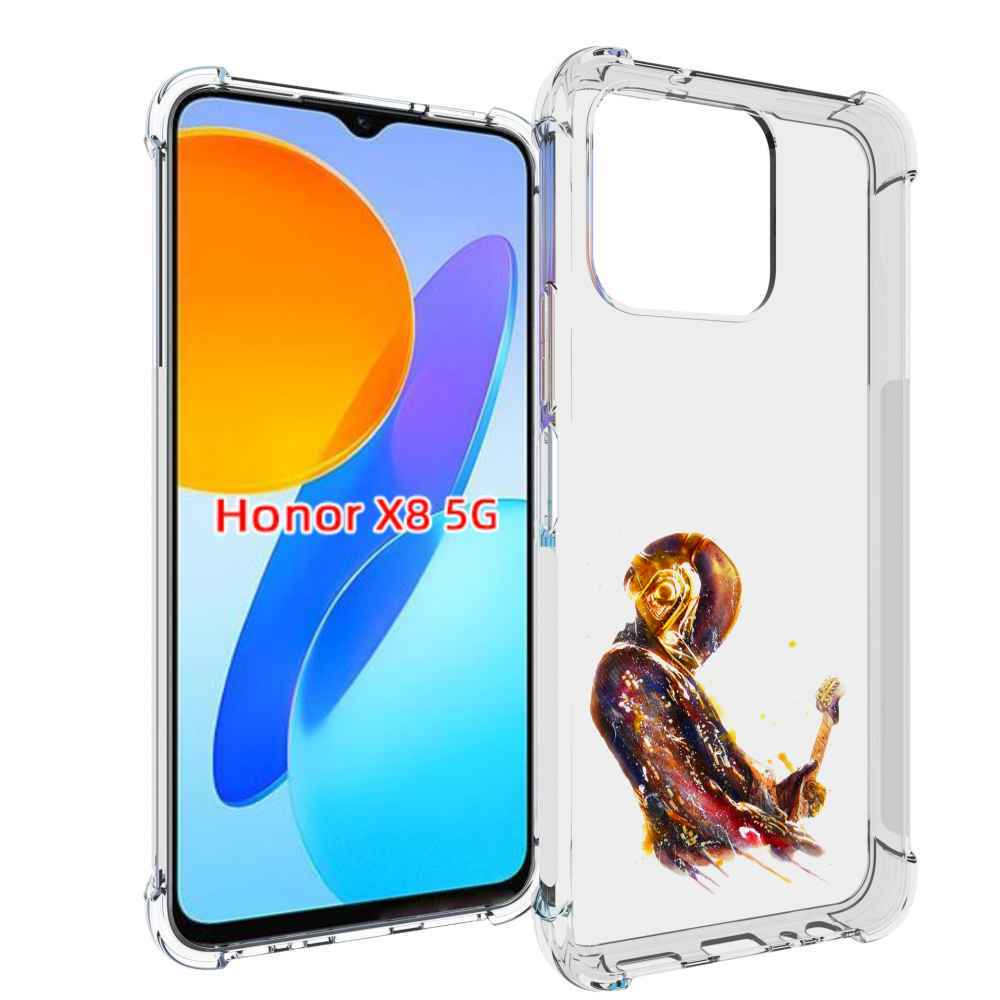 

Чехол MyPads космо-музыкант для Honor X8 5G, Прозрачный, Tocco