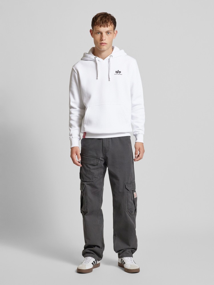 

Худи мужское Alpha Industries 196318 белое L, Белый, 196318