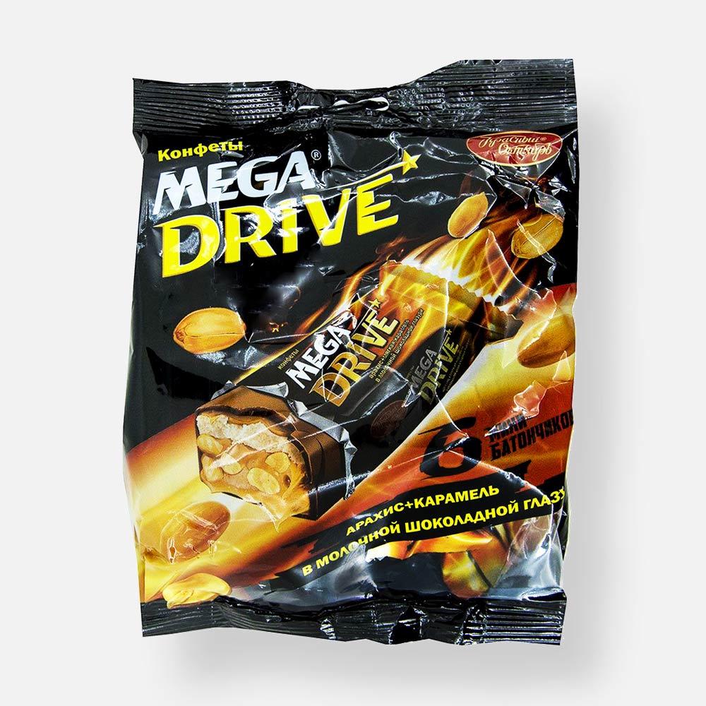 

Конфеты Красный Октябрь Mega Drive, с арахисом и мягкой карамелью, 1 кг