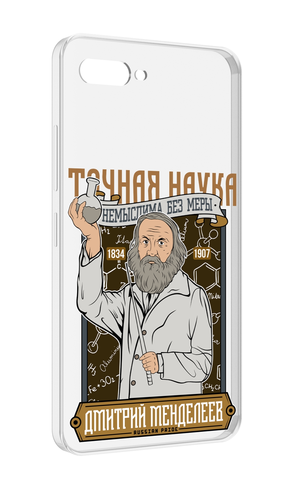 

Чехол MyPads Дмитрий Менделеев для ITEL A25 / ITEL A25 Pro / ITEL A35, Прозрачный, Tocco