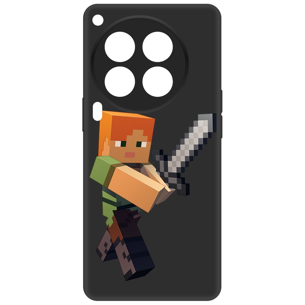

Чехол-накладка Krutoff Soft Case Minecraft-Алекс для TECNO Camon 30 Premier 5G черный