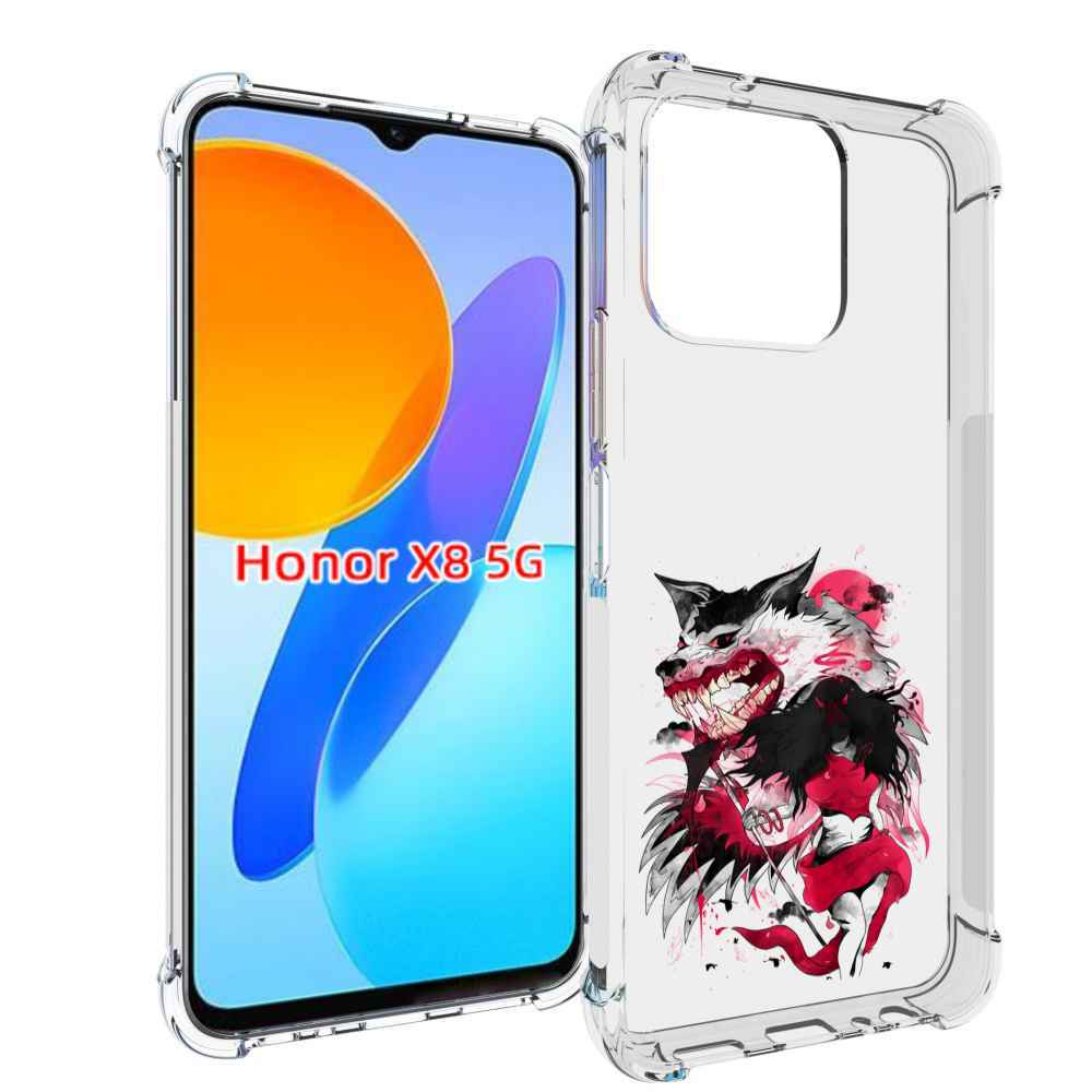 

Чехол MyPads красная шапочка для Honor X8 5G, Прозрачный, Tocco