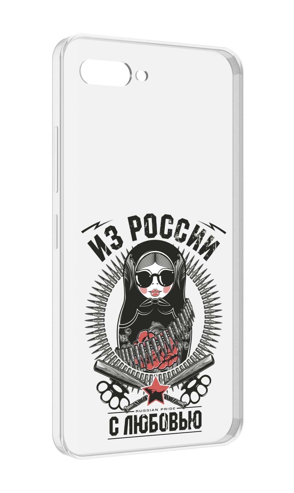 

Чехол MyPads Из России с любовью для ITEL A25 / ITEL A25 Pro / ITEL A35, Прозрачный, Tocco