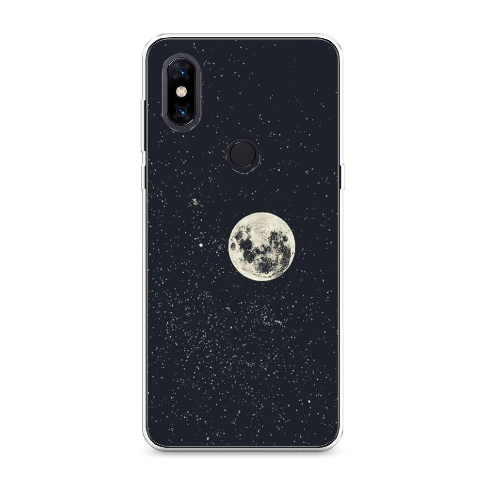 

Чехол на Xiaomi Mi Mix 3 "Полнолуние", Красный, 34950-2