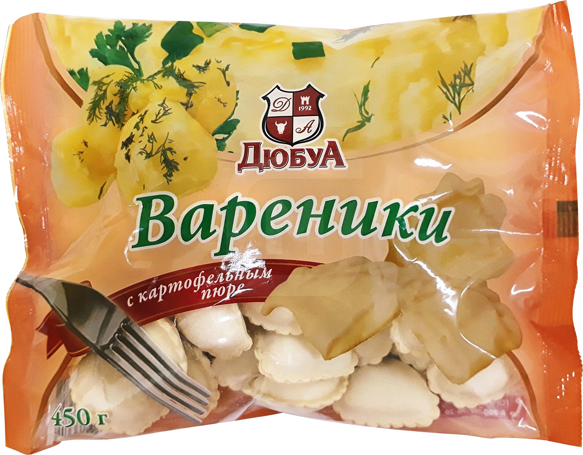 

Вареники Дюбуа с картофельным пюре 450 г