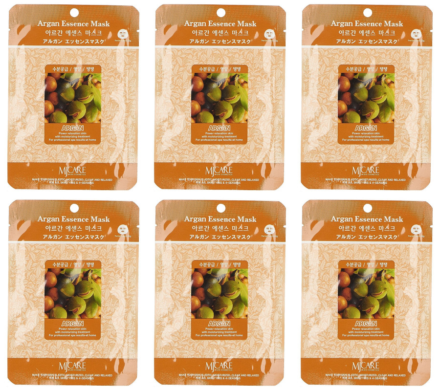 

Маска для лица Mijin Аргана Argana Essence Mask 23гр в уп. 6шт