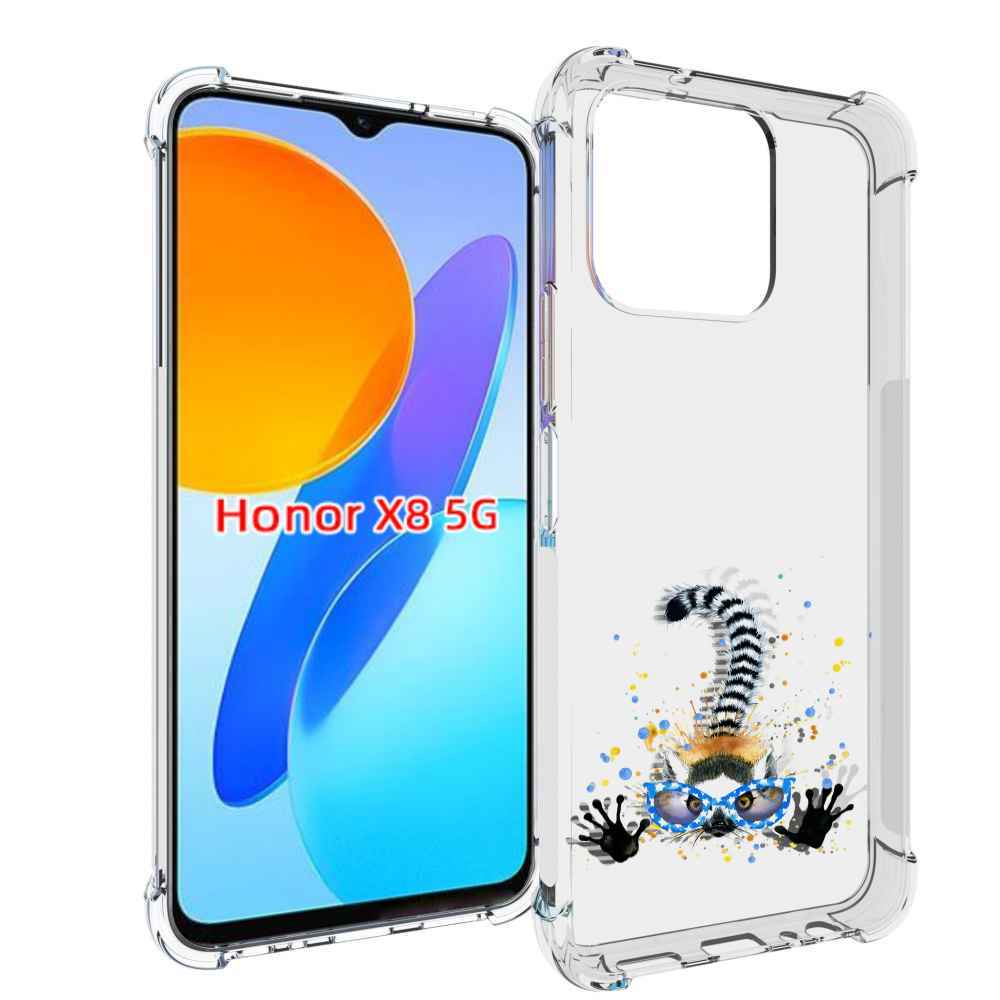 

Чехол MyPads лямур для Honor X8 5G, Прозрачный, Tocco