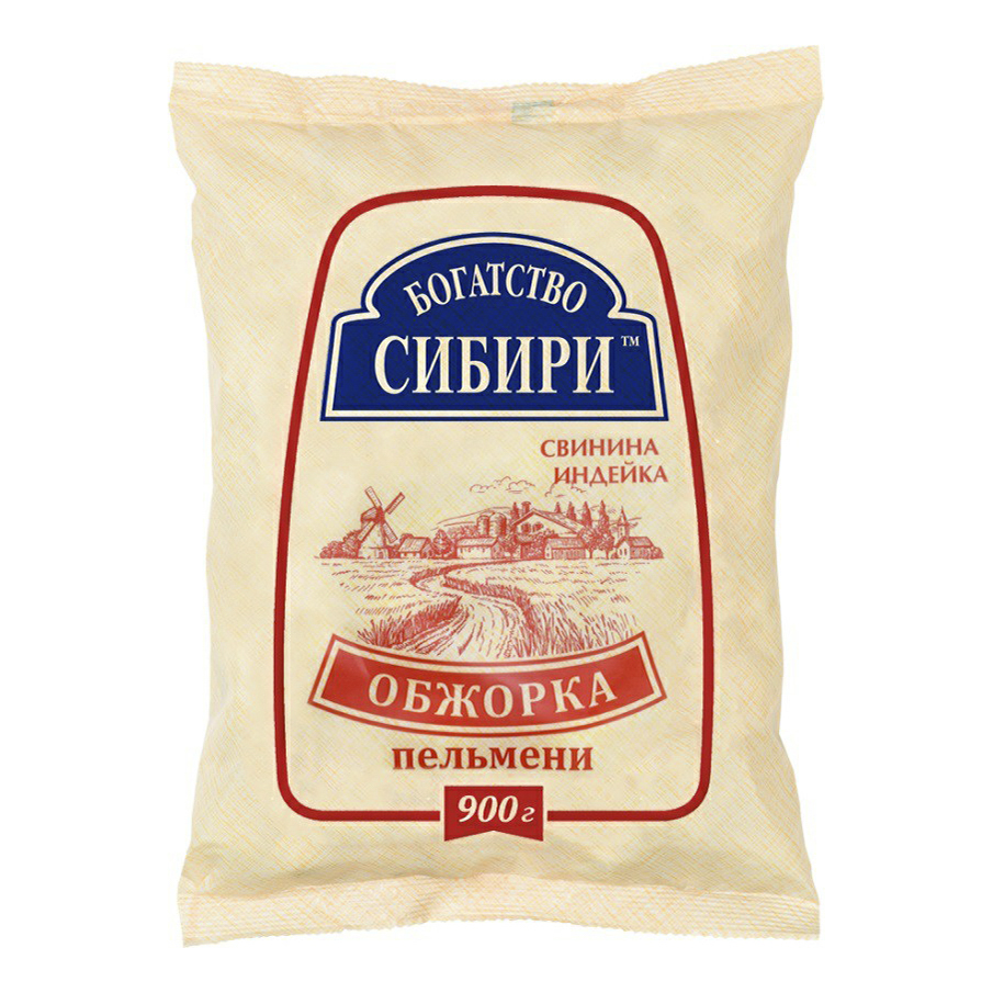 

Пельмени Богатство Сибири Обжорка 900 г
