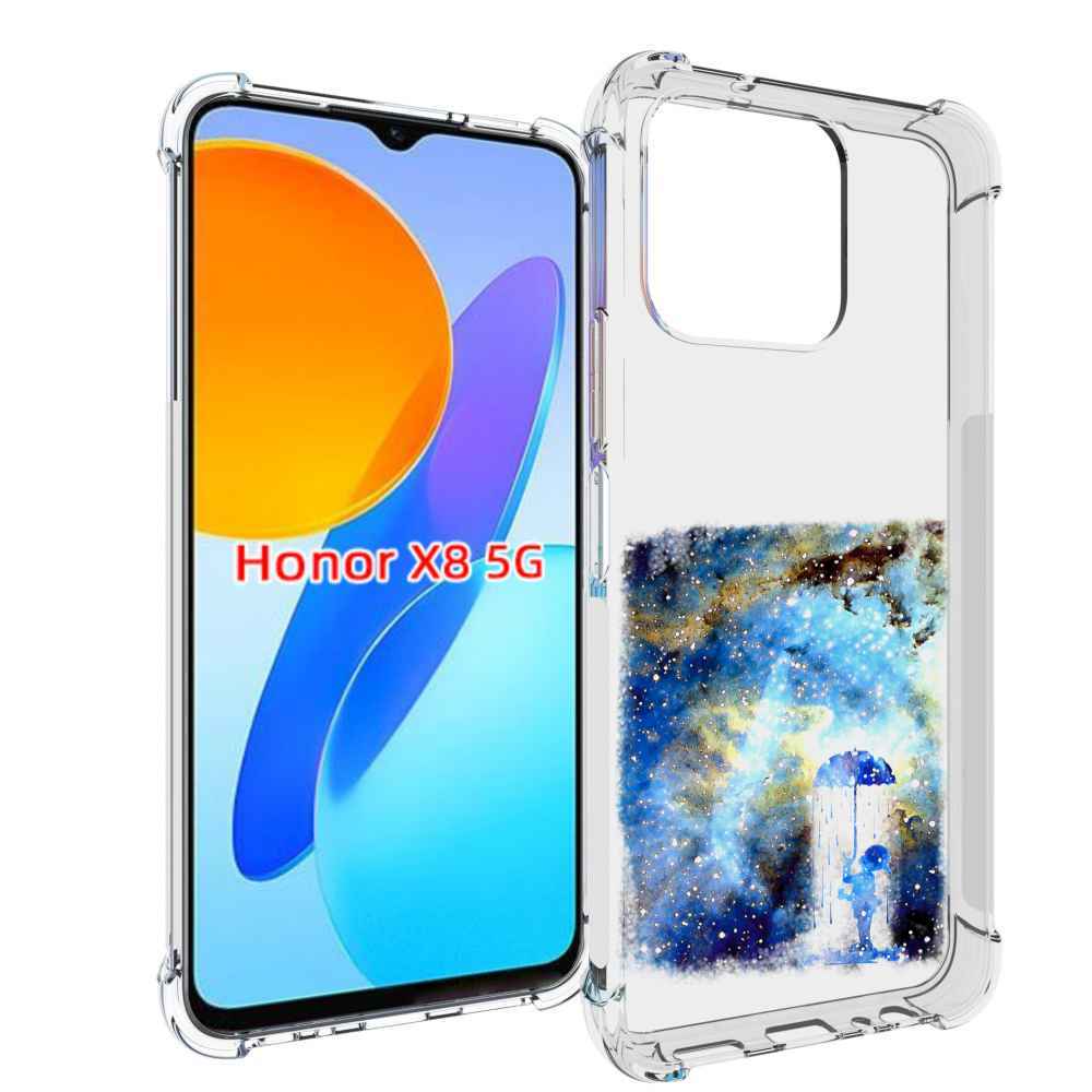 

Чехол MyPads мальчик в небе для Honor X8 5G, Прозрачный, Tocco