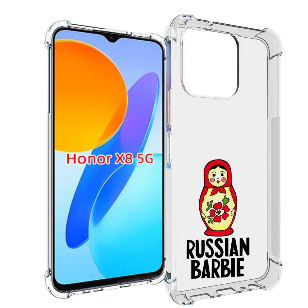 

Чехол MyPads матрешка для Honor X8 5G, Прозрачный, Tocco