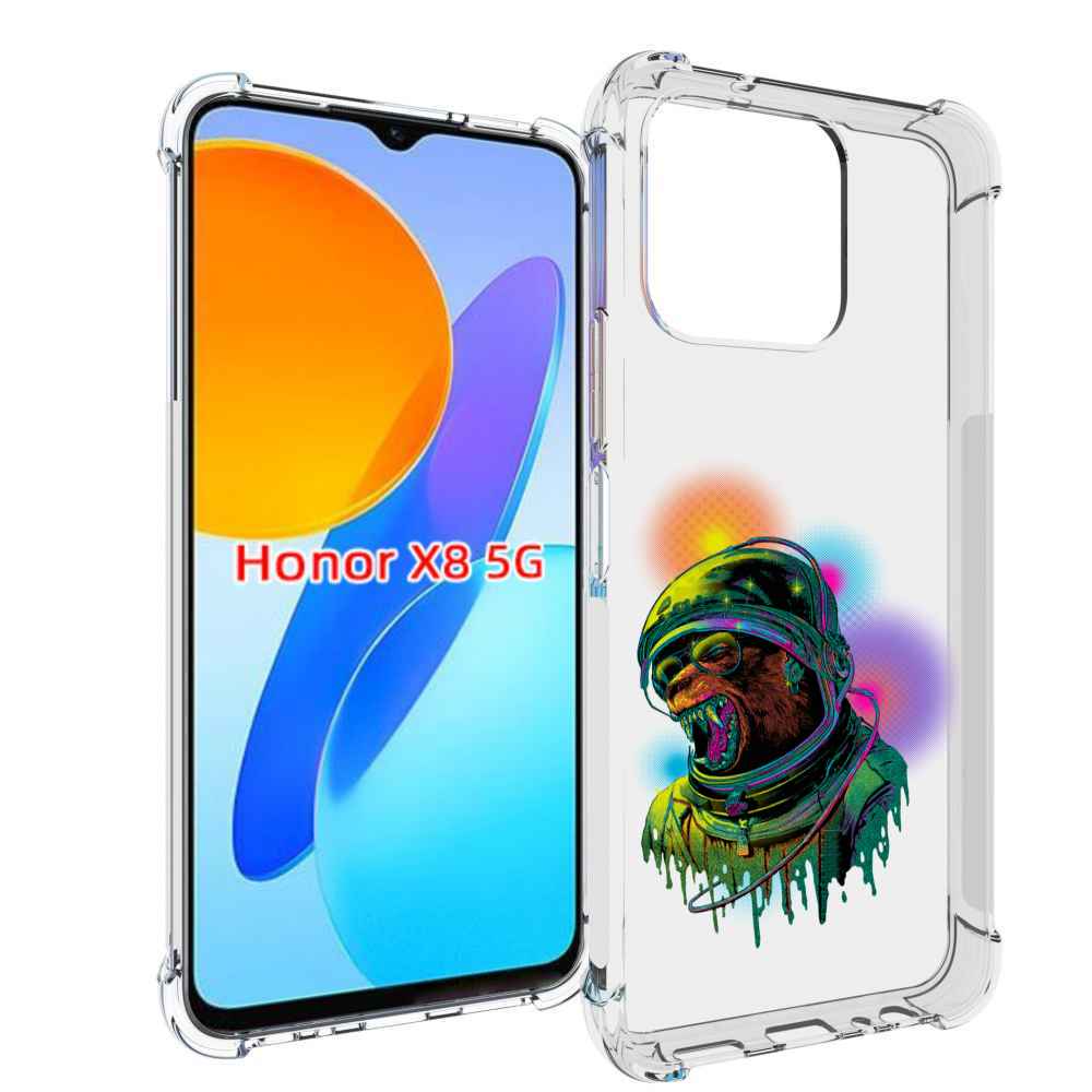 

Чехол MyPads медведь космонавт для Honor X8 5G, Прозрачный, Tocco