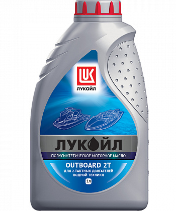 Моторное масло Lukoil Outboard 2T 1л